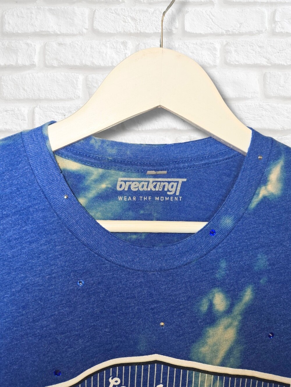 Los Angeles Dodgers Crop Topw/Rhinestones - Picture 4 of 5